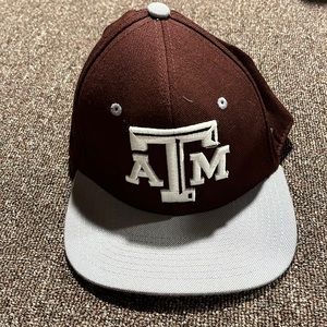 Zephyr Texas A&M flat bill hat. 7 1/2 Mens